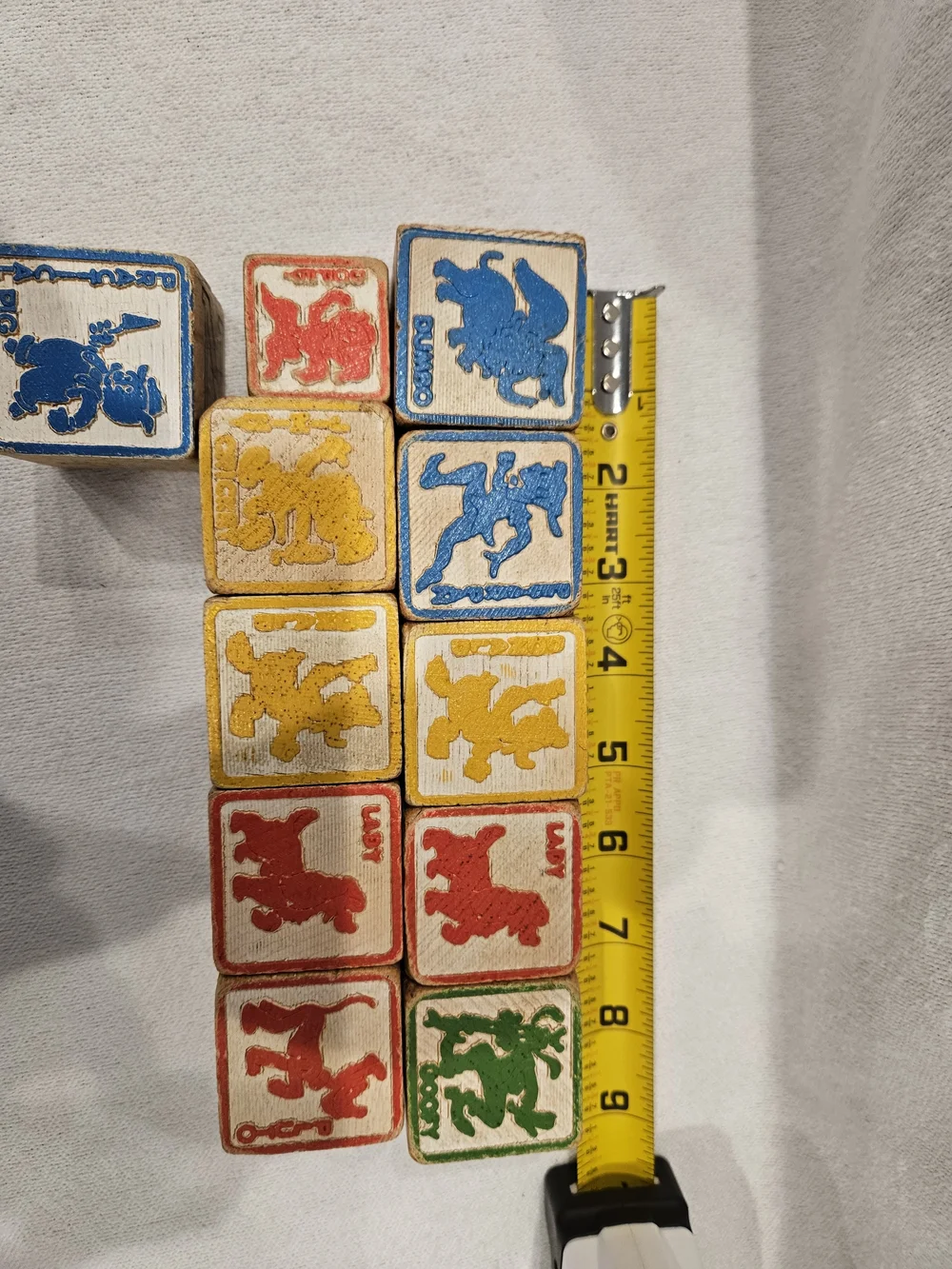 Vintage Wood Blocks - Vintage Disney Themed Wood Blocks - Disney Wood Blocks
